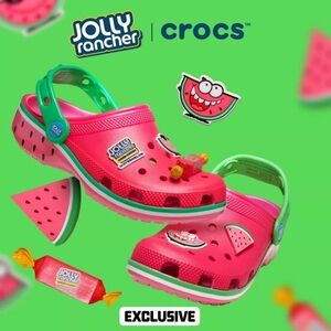 crocs x jolly rancher watermelon W6/M4 36/37 classic clog unisex gidget limited